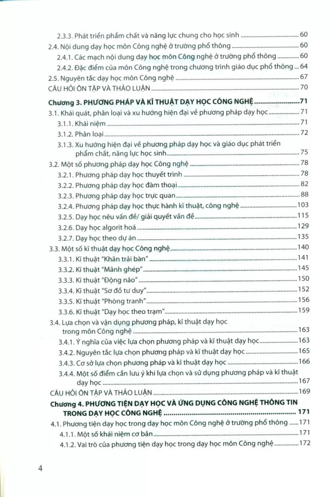 GIÁO TRÌNH LÍ LUẬN VÀ PHƯƠNG PHÁP DẠY HỌC CÔNG NGHỆ